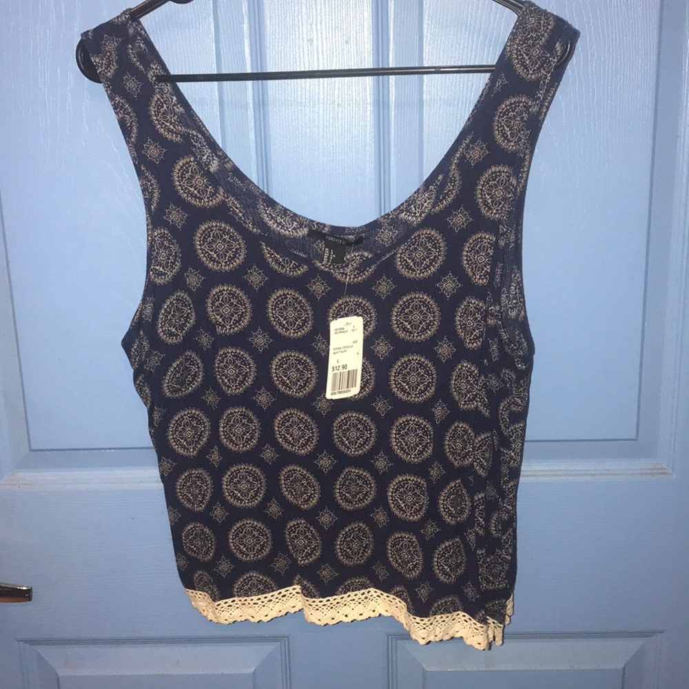 Never worn navy blue tank top